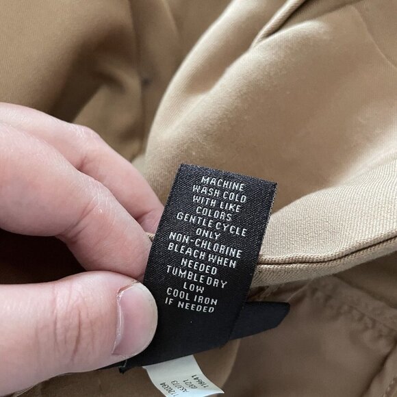 Lane Bryant Women Plus SZ 26 Medium Brown Flat Front 5.5 Inch Inseam Dress Short - Picture 5 of 5